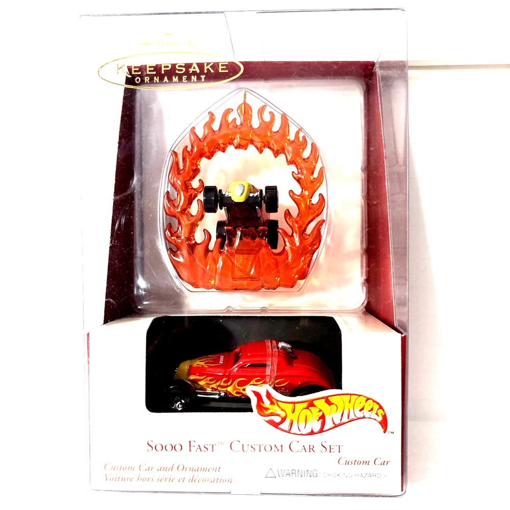 Hotwheels Sooo Fast Custom Car set Hallmark 2002
